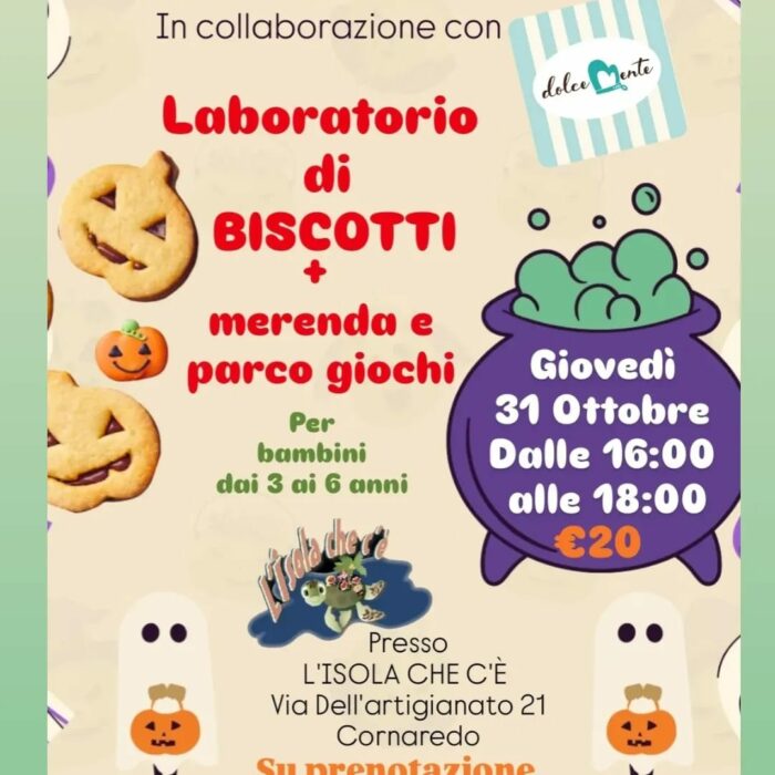 Laboratorio di Biscotti al Parco Giochi "Isola che c'è